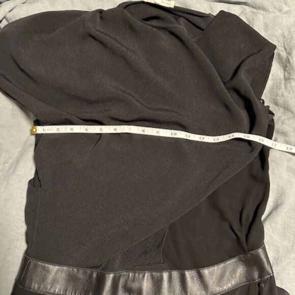 Vanessa Bruno Black Crepe Dress Sz 38 - Picture 6 of 8